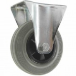 100mm 70Kg LD Grey Fixed Castor on Plate